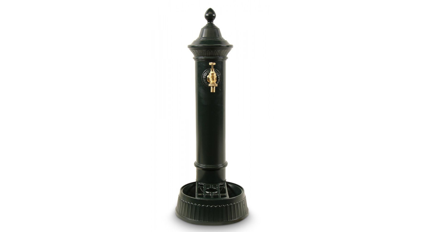 Fontaine de Jardin Aluminium Vert 26x32x72cm