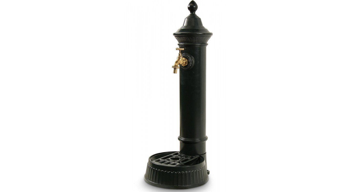 Fontaine de Jardin Aluminium Vert 26x32x72cm