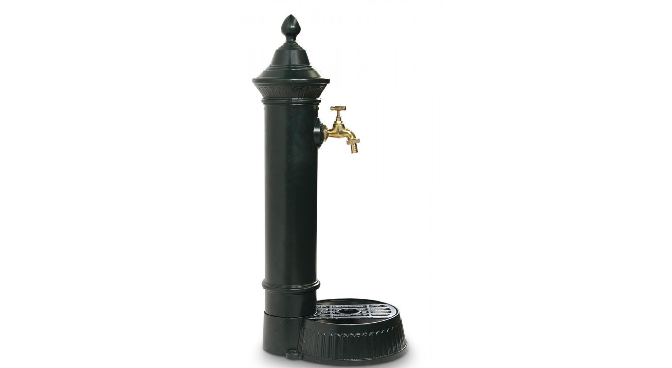 Fontaine de Jardin Aluminium Vert 26x32x72cm