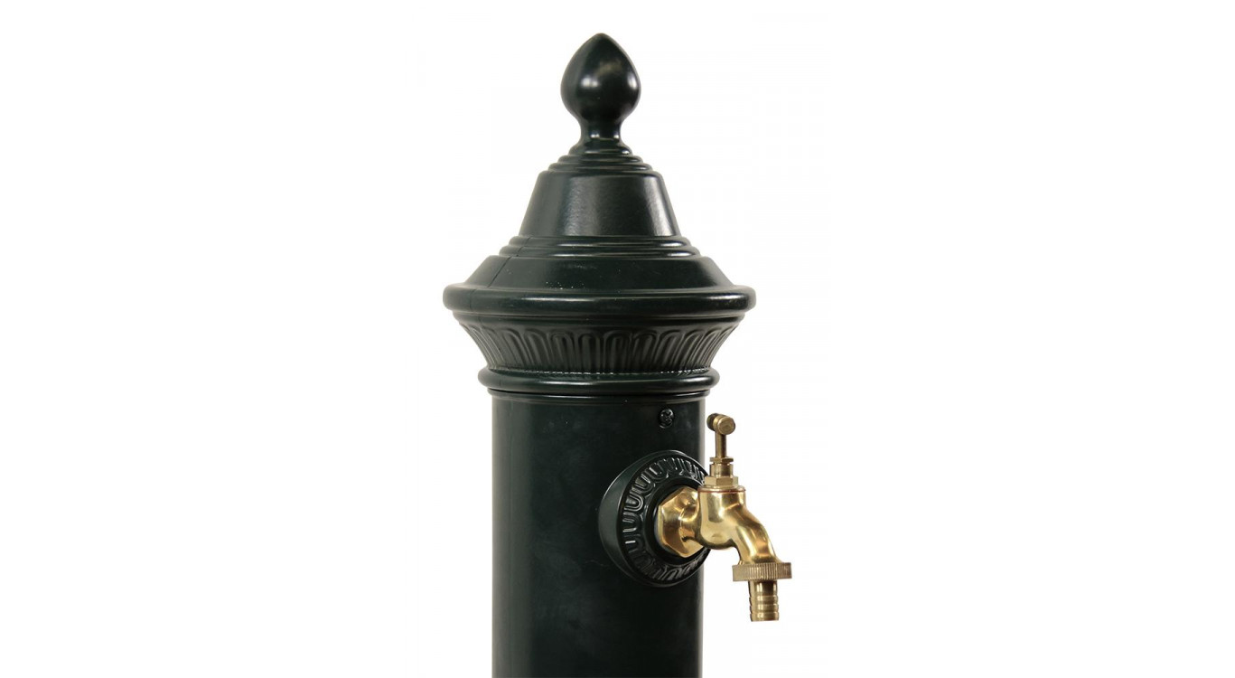Fontaine de Jardin Aluminium Vert 26x32x72cm