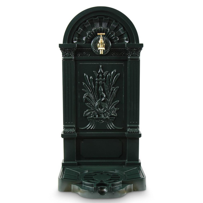 Gartenbrunnen Aluminium Grün 39x33x83cm