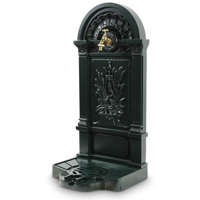 Gartenbrunnen Aluminium Grün 39x33x73cm