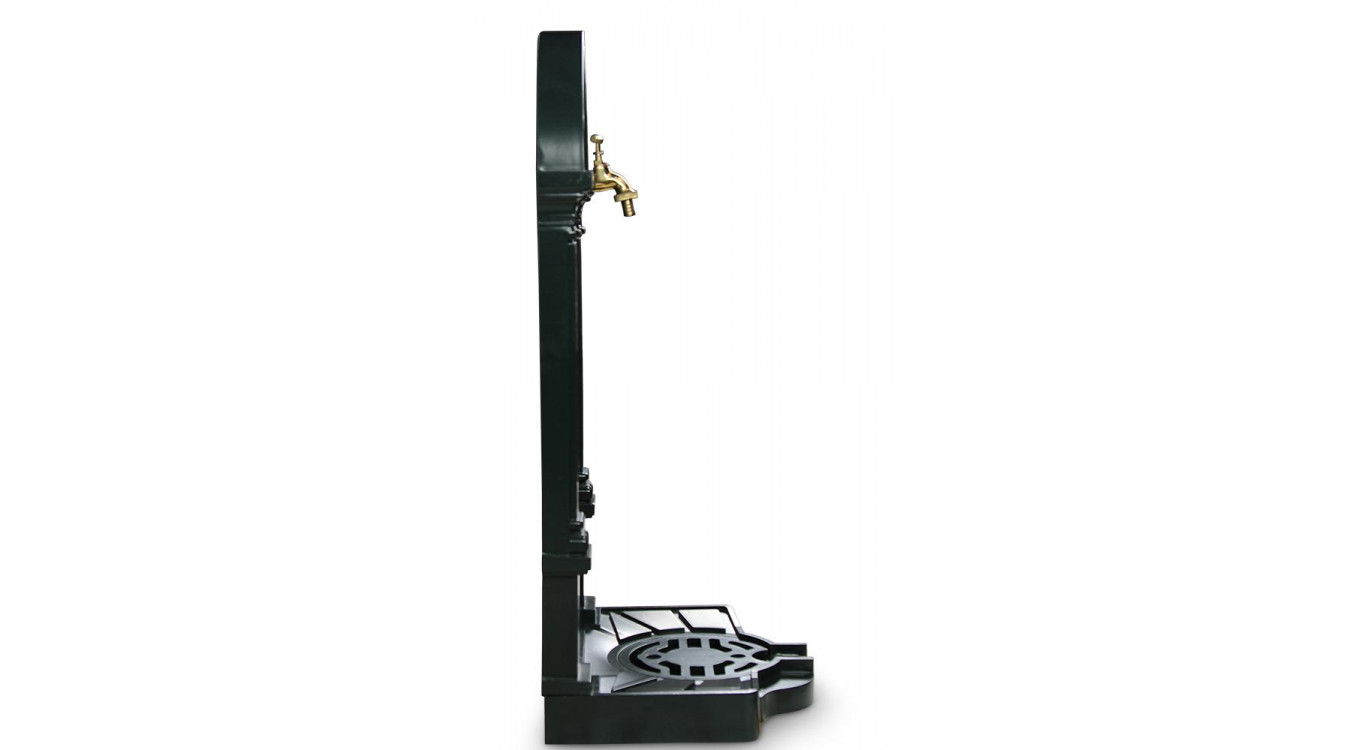 Gartenbrunnen Aluminium Grün 39x33x83cm