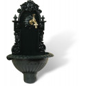 Fontana da giardino in alluminio verde 37x18.5x61.5cm