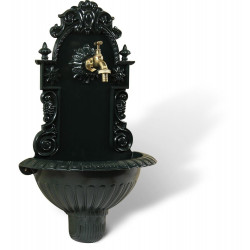 Fontaine de Jardin Aluminium Vert 37x18.5x61.5cm