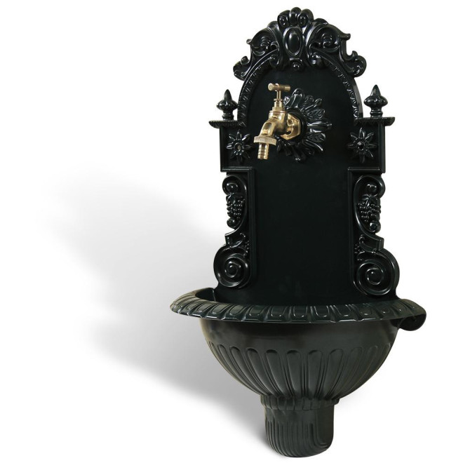 Gartenbrunnen Aluminium Grün 37x18.5x61.5cm