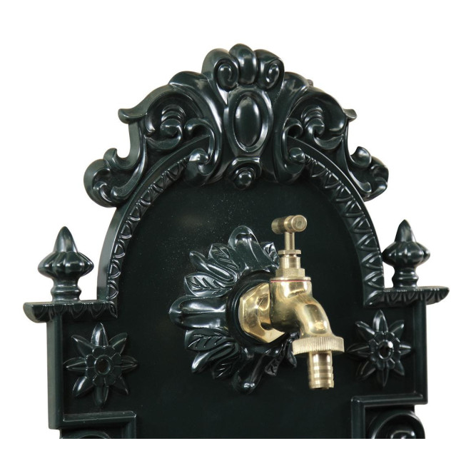 Gartenbrunnen Aluminium Grün 37x18.5x61.5cm