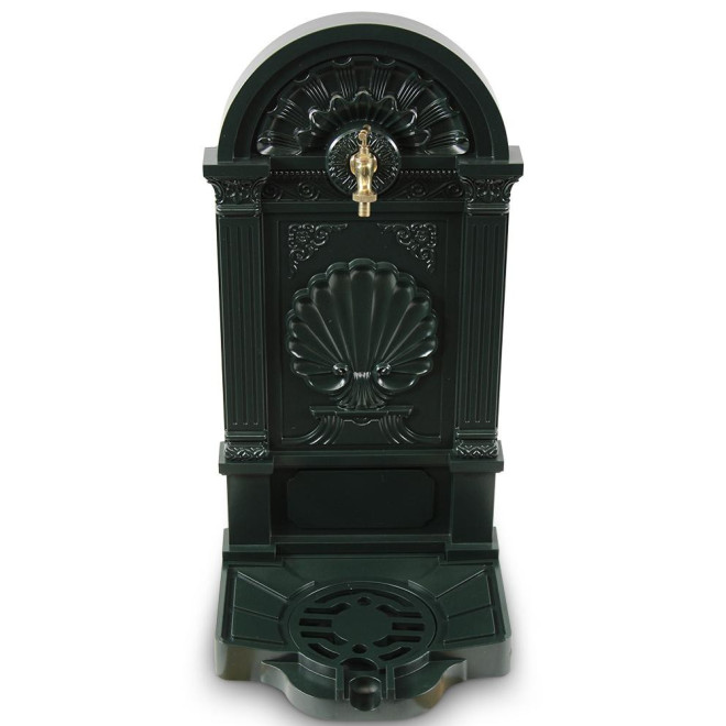 Fontaine de Jardin Aluminium Vert 39x33x82.5cm