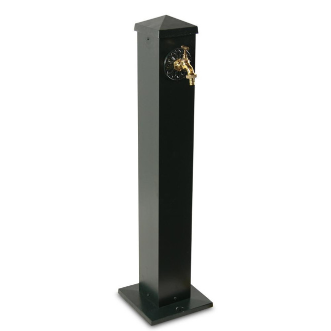 Fontaine de Jardin Aluminium Vert 22.5x22.5x91cm