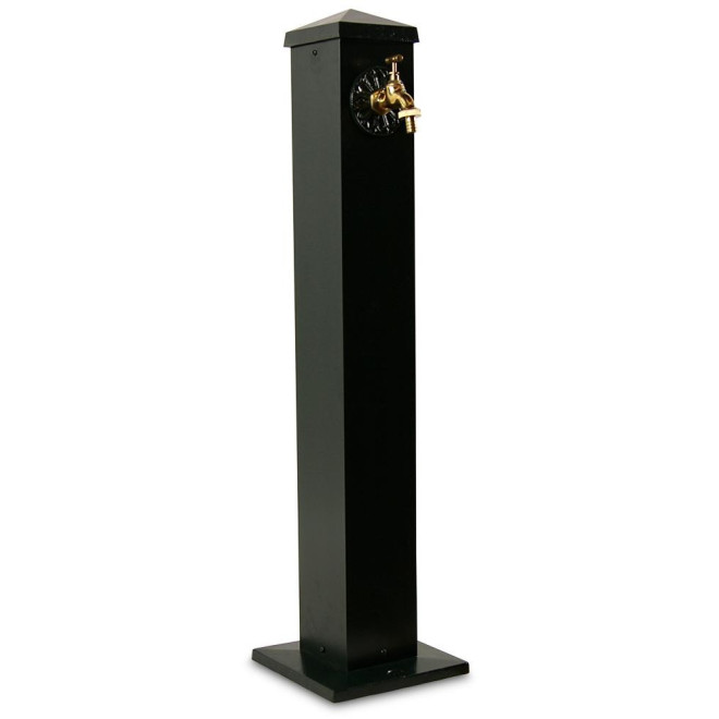 Fontaine de Jardin Aluminium Vert 22.5x22.5x91cm