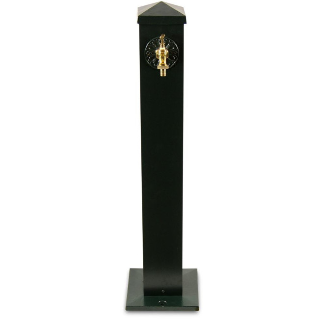 Fontaine de Jardin Aluminium Vert 22.5x22.5x91cm
