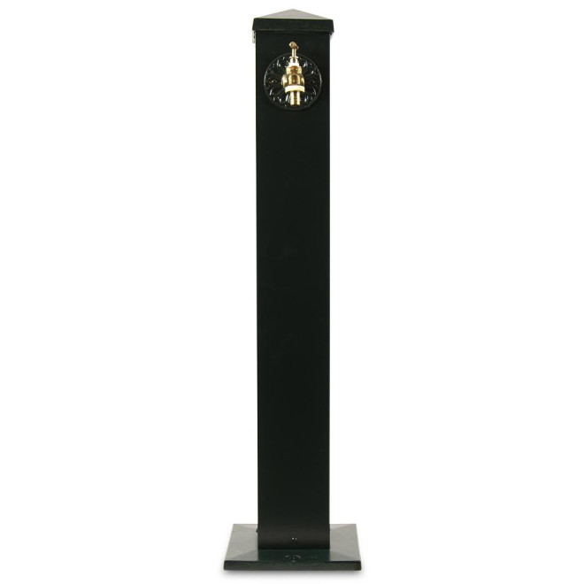 Fontaine de Jardin Aluminium Vert 22.5x22.5x91cm