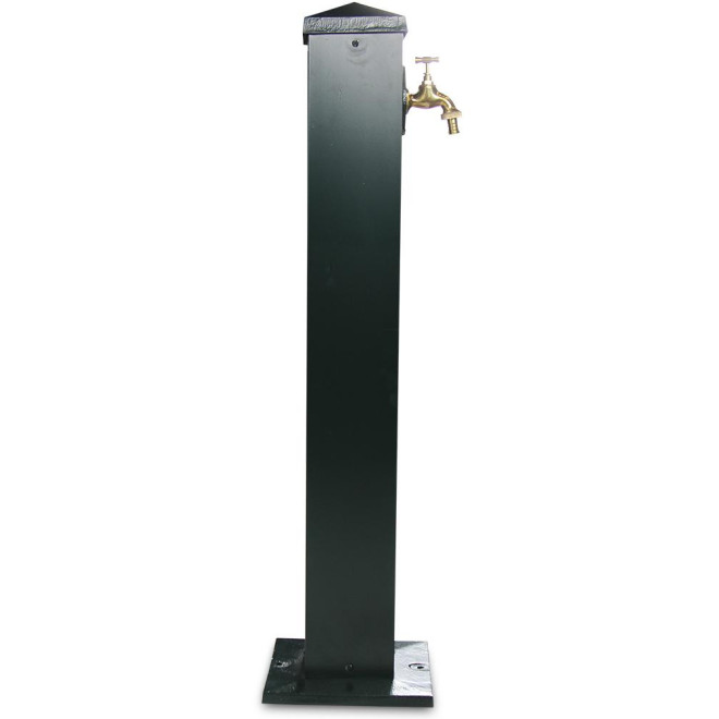 Gartenbrunnen Aluminium Grün 22.5x22.5x91cm
