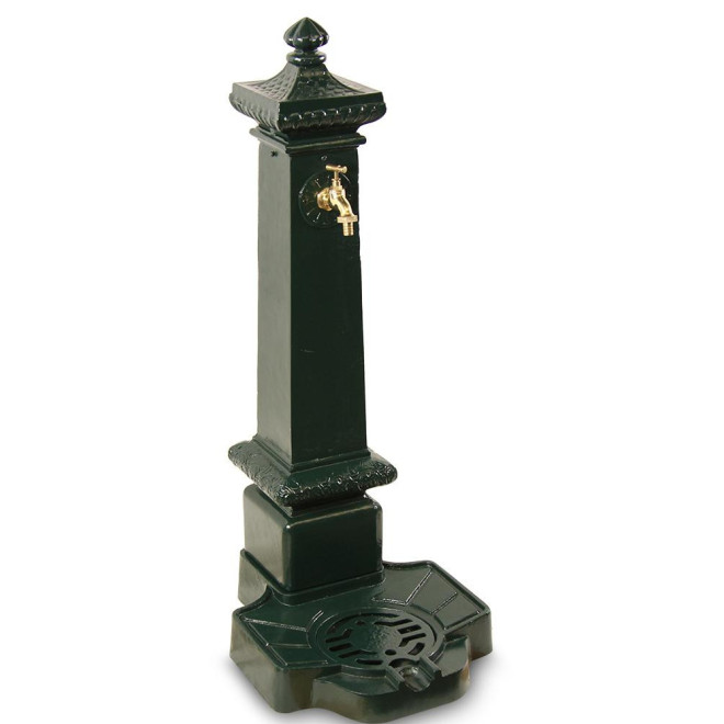 Fontaine de Jardin Aluminium Vert 38x47x99cm