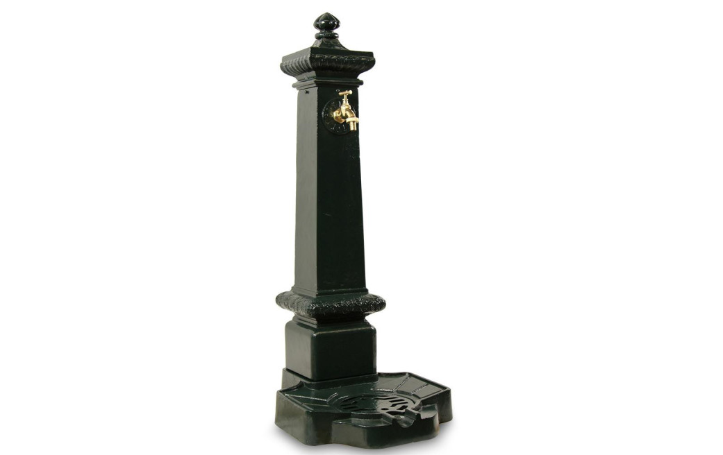 Fontaine de Jardin Aluminium Vert 38x47x99cm