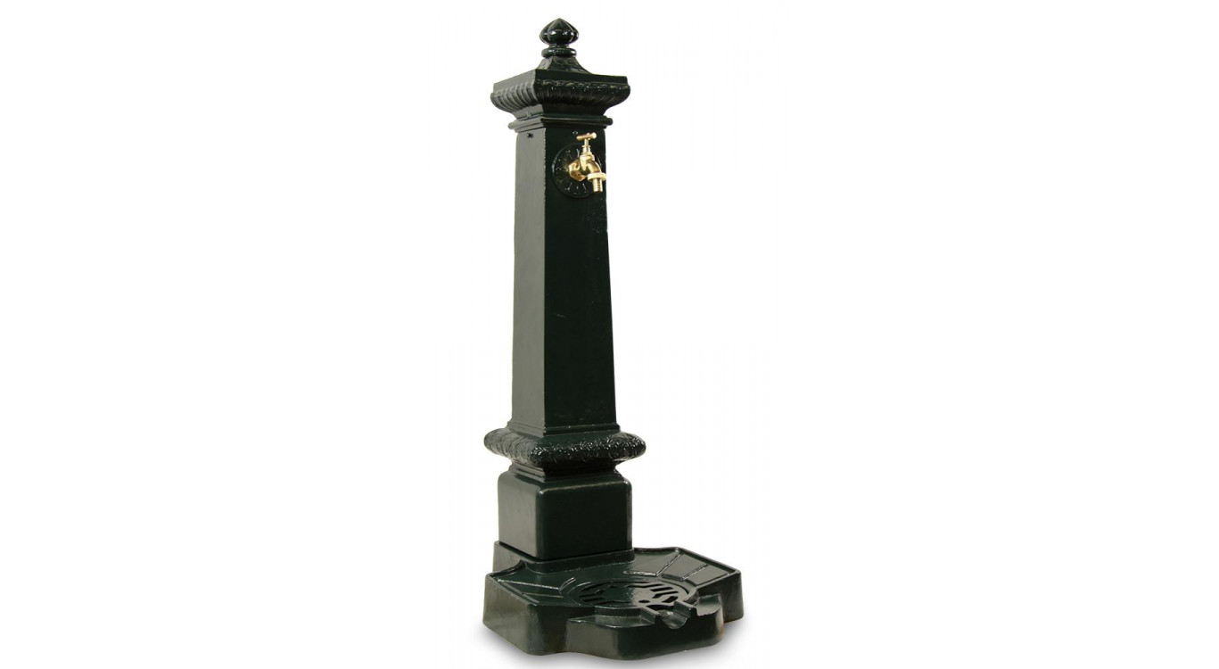 Fontaine de Jardin Aluminium Vert 38x47x99cm