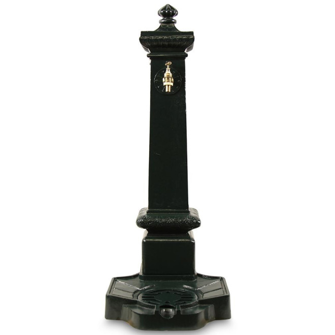Fontaine de Jardin Aluminium Vert 38x47x99cm
