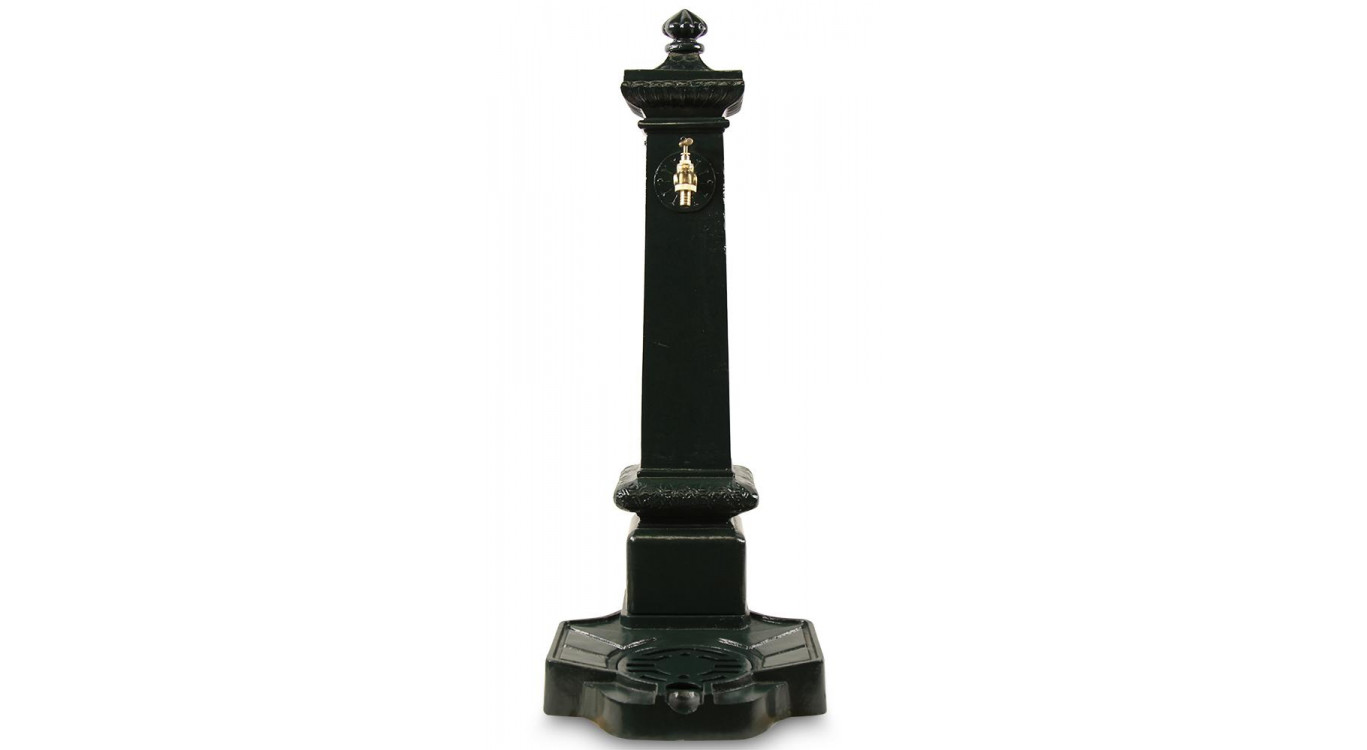 Fontaine de Jardin Aluminium Vert 38x47x99cm