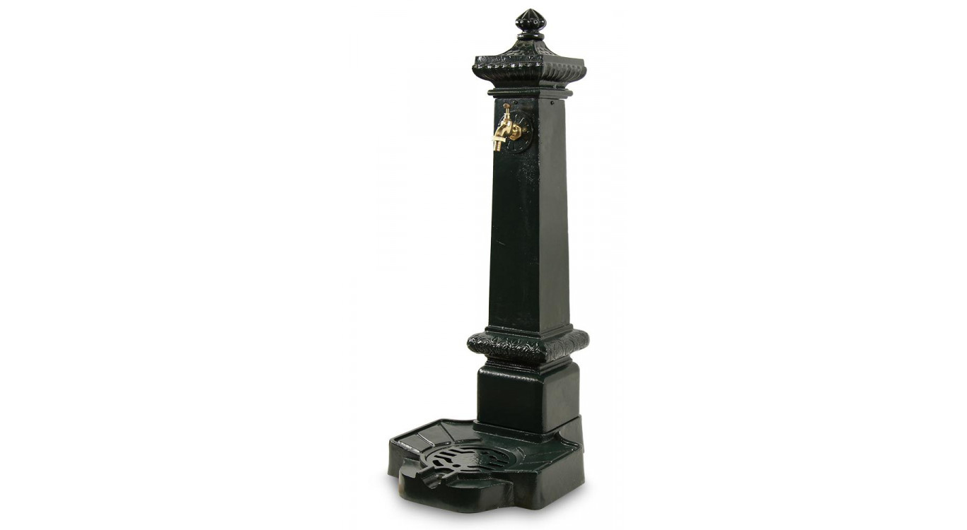 Fontaine de Jardin Aluminium Vert 38x47x99cm