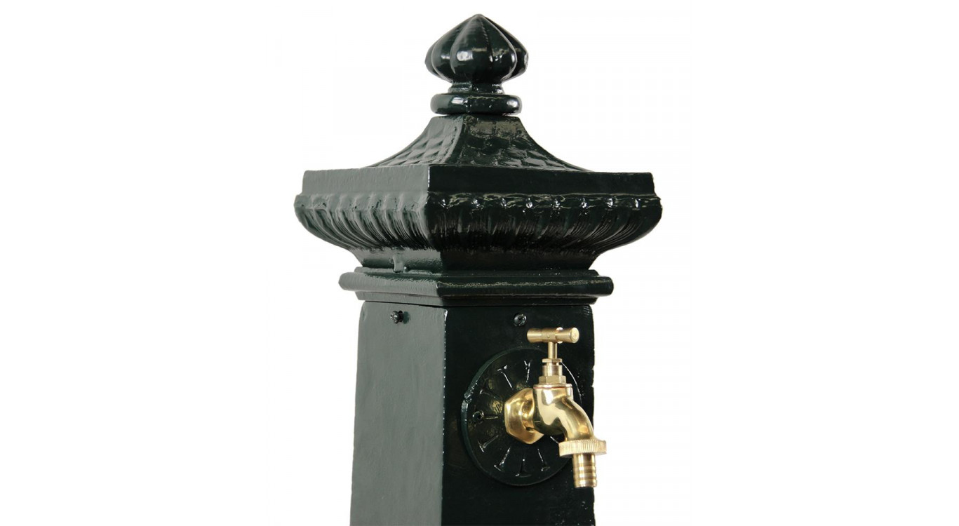 Fontaine de Jardin Aluminium Vert 38x47x99cm