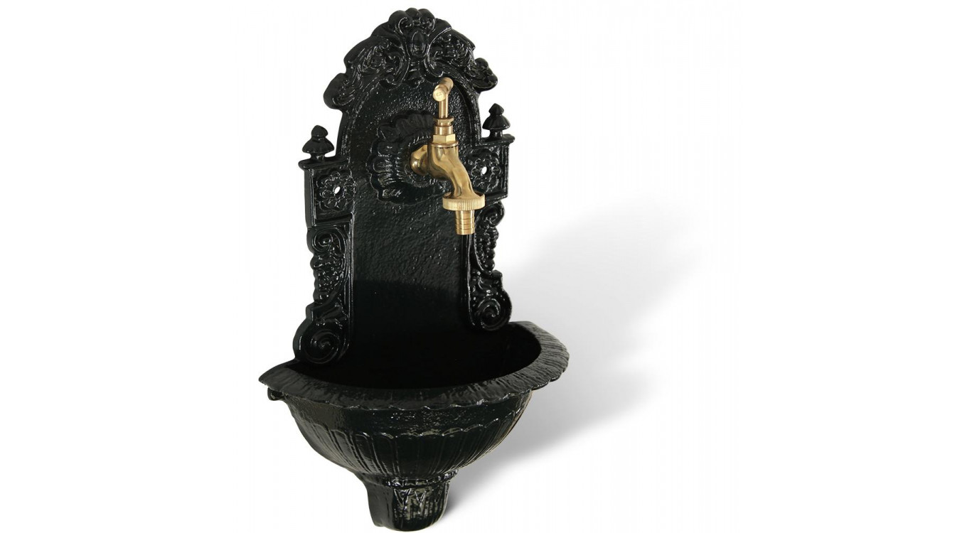 Gartenbrunnen Fonte Grün 24.5x12.5x40cm