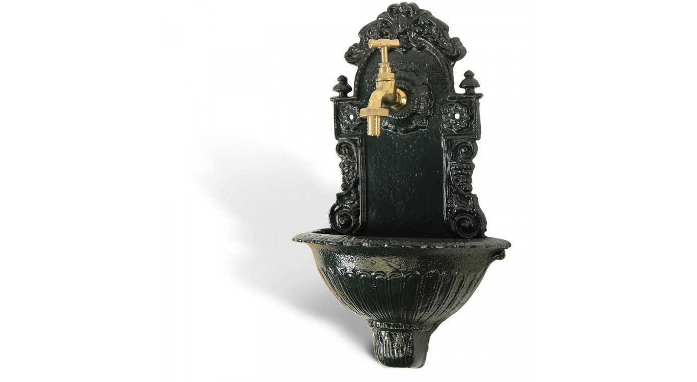 Gartenbrunnen Fonte Grün 24.5x12.5x40cm