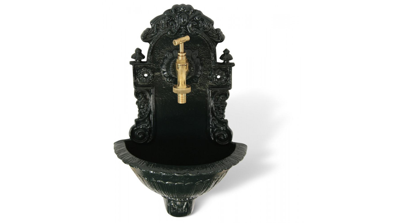 Gartenbrunnen Fonte Grün 24.5x12.5x40cm