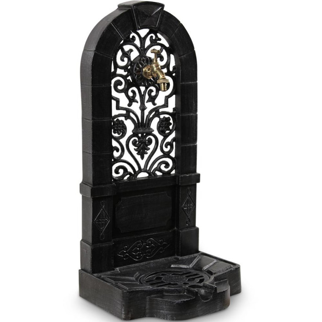 Fontaine de Jardin Fonte Gris 35.5x31x74.5cm