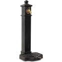 Gartenbrunnen Aluminium-Metall Grau 33x29x80cm
