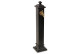 Gartenbrunnen Metall Grau 18.5x18.5x85.5cm