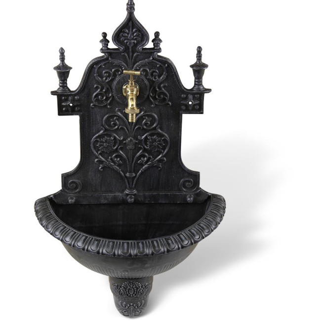 Fontaine de Jardin Aluminium Gris 44x22.5x77.5cm