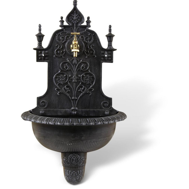 Fontaine de Jardin Aluminium Gris 44x22.5x77.5cm