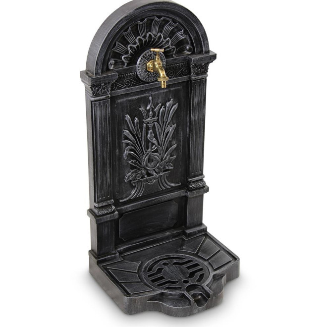 Fontaine de Jardin Aluminium Gris 39x33x73cm