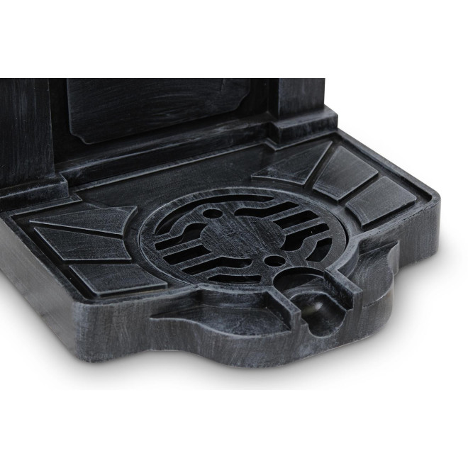 Fontaine de Jardin Aluminium Gris 39x33x73cm
