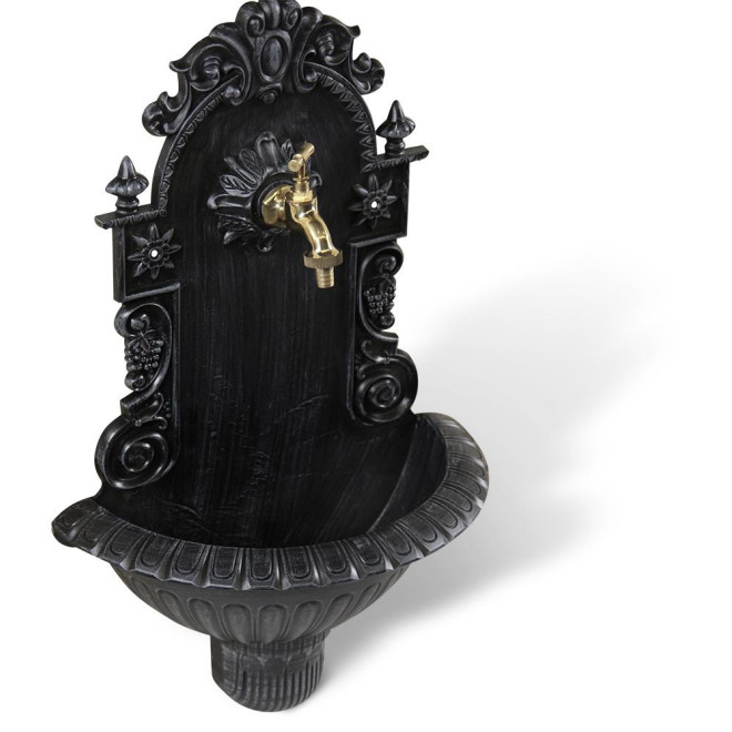 Fontaine de Jardin Aluminium Gris 37x18.5x61.5cm