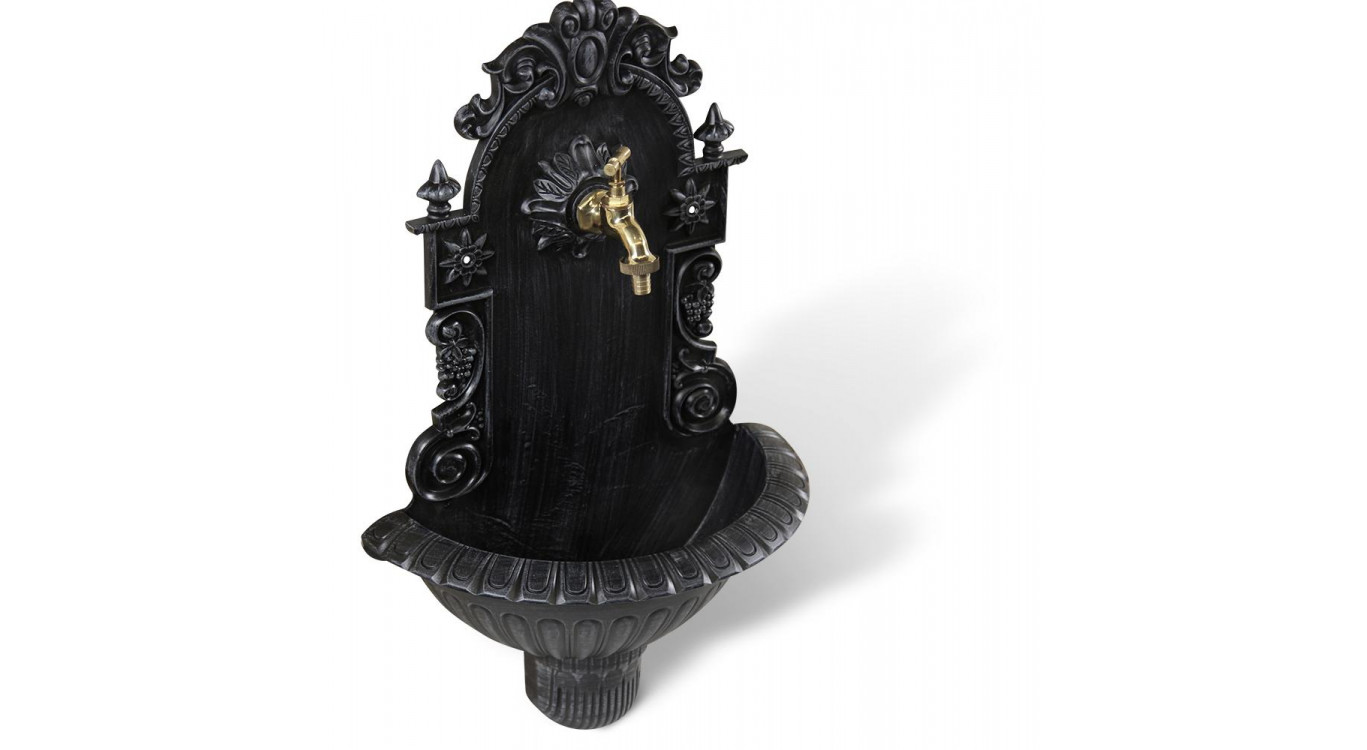 Fontaine de Jardin Aluminium Gris 37x18.5x61.5cm