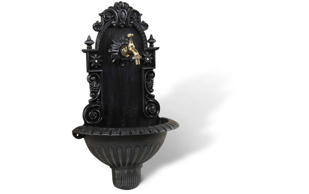 Fontaine de Jardin Aluminium Gris 37x18.5x61.5cm