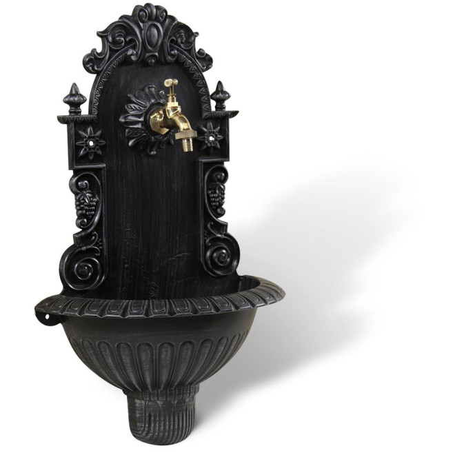 Fontaine de Jardin Aluminium Gris 37x18.5x61.5cm