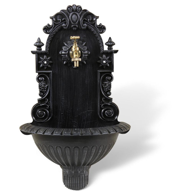 Fontaine de Jardin Aluminium Gris 37x18.5x61.5cm