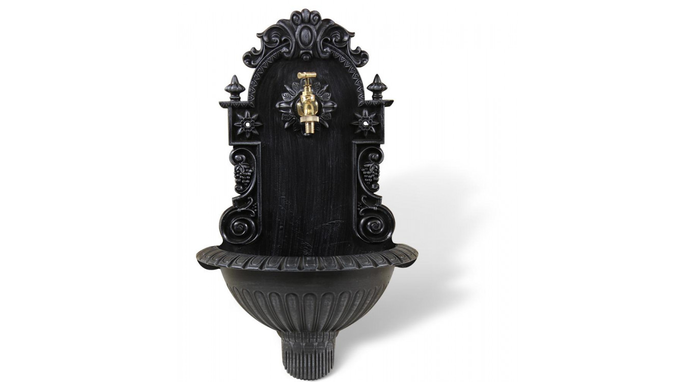 Fontaine de Jardin Aluminium Gris 37x18.5x61.5cm