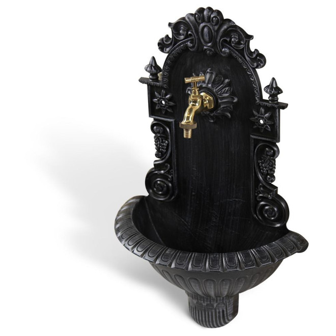 Fontaine de Jardin Aluminium Gris 37x18.5x61.5cm