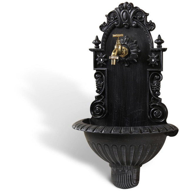 Fontaine de Jardin Aluminium Gris 37x18.5x61.5cm