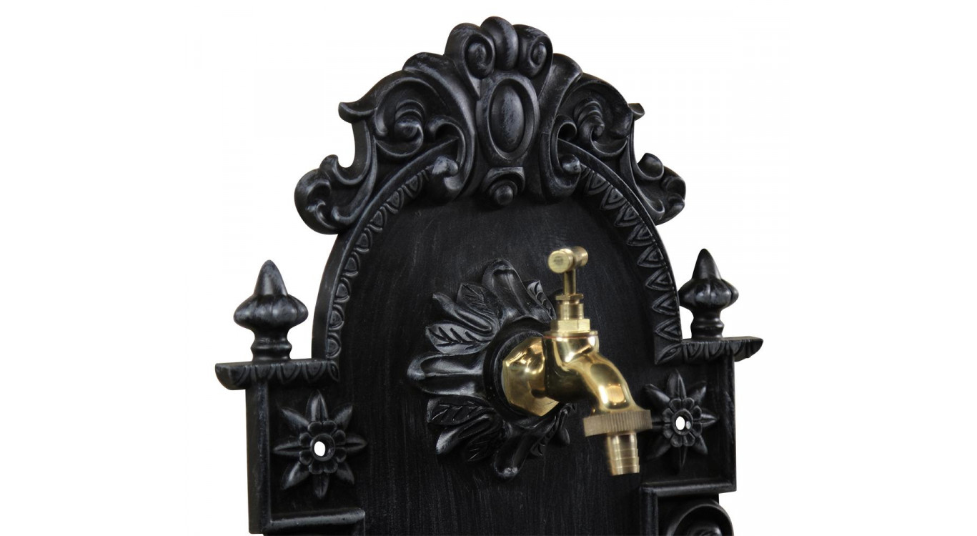 Fontaine de Jardin Aluminium Gris 37x18.5x61.5cm