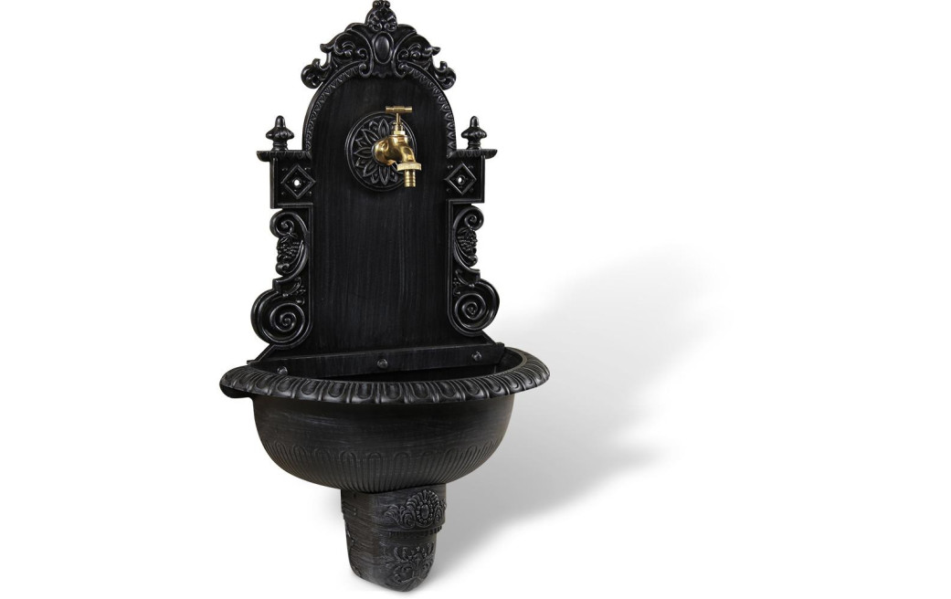 Fontaine de Jardin Aluminium Gris 44x22x75.5cm