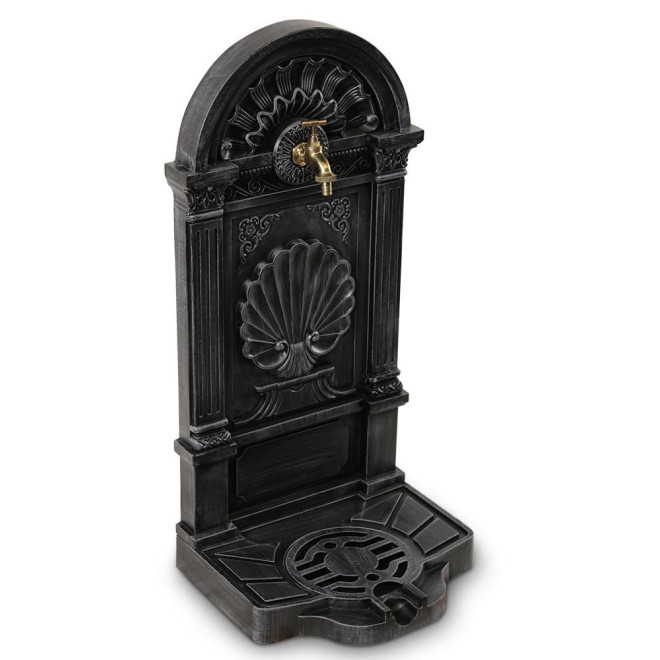 Fontaine de Jardin Aluminium Gris 39x33x82.5cm