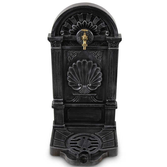 Fontaine de Jardin Aluminium Gris 39x33x82.5cm