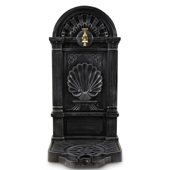 Fontaine de Jardin Aluminium Gris 39x33x82.5cm
