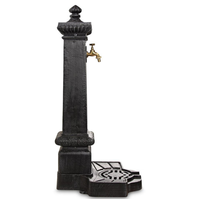 Fontaine de Jardin Aluminium Gris 38x47x99cm