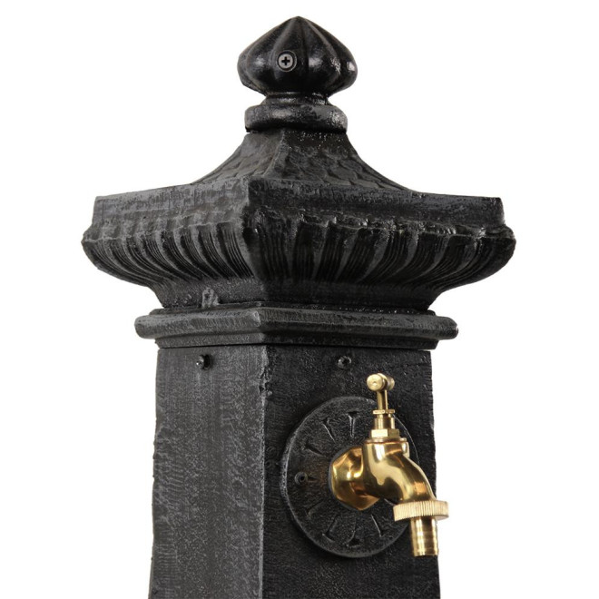 Fontaine de Jardin Aluminium Gris 38x47x99cm