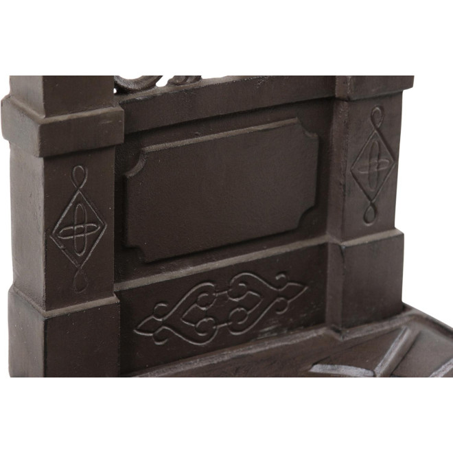 Fontaine de Jardin Fonte Marron 35.5x31x74.5cm